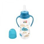 كيكو رضاعة طفل بمقبض 250 مل مع حلمة سيلكون