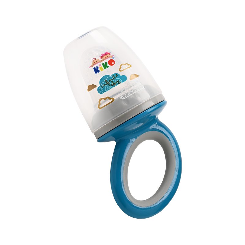16132-blue KIKO SILICONE FRUIT FEEDER WITH LID - Image 1