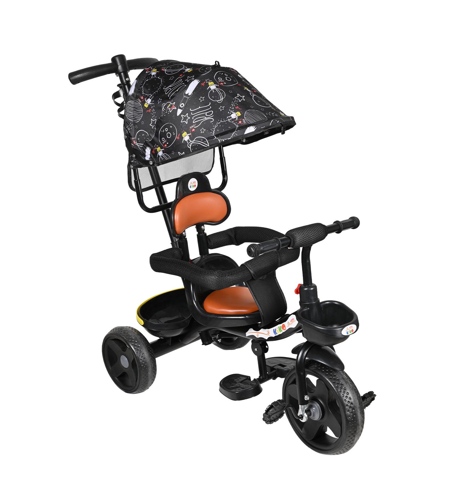 1628-black KIKO CHILDREN TRICYCLE 3 PC - Image 1