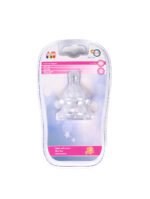 KIKO ANTI-COLIC SILICONE NIPPLE SMALL (0 M +) 2PCS - Image 2