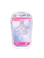 KIKO ANTI-COLIC SILICONE NIPPLE MEDIUM ( 3M + ) 2PCS - Image 2