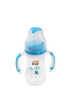 KIKO FEEDING BOTTLE WITH HANDLE 120ML WITH SILICON NIPPLE - Image 2