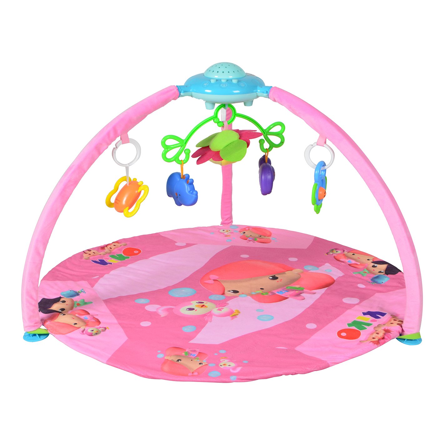 2214-PINK KIKO BABY PROJECTOR PLAY MATE WITH TOYES - Image 1