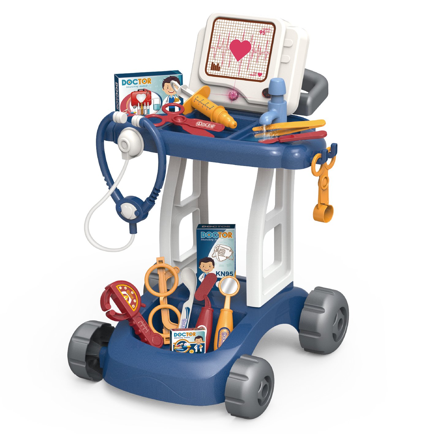 2234-blue KIKO Doctor Play set - Image 1